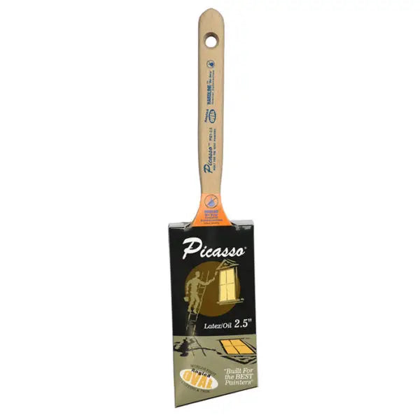 Picasso bull short handle angled brush 2” 00842 – Exeter Paint Stores