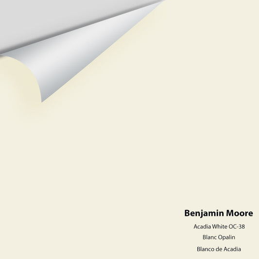 Benjamin Moore - Acadia White OC-38 Colour Sample